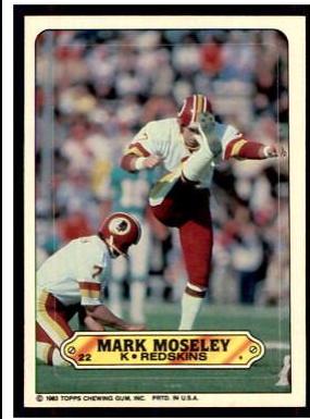 Mark Moseley #22