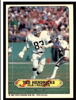 Ted Hendricks #16