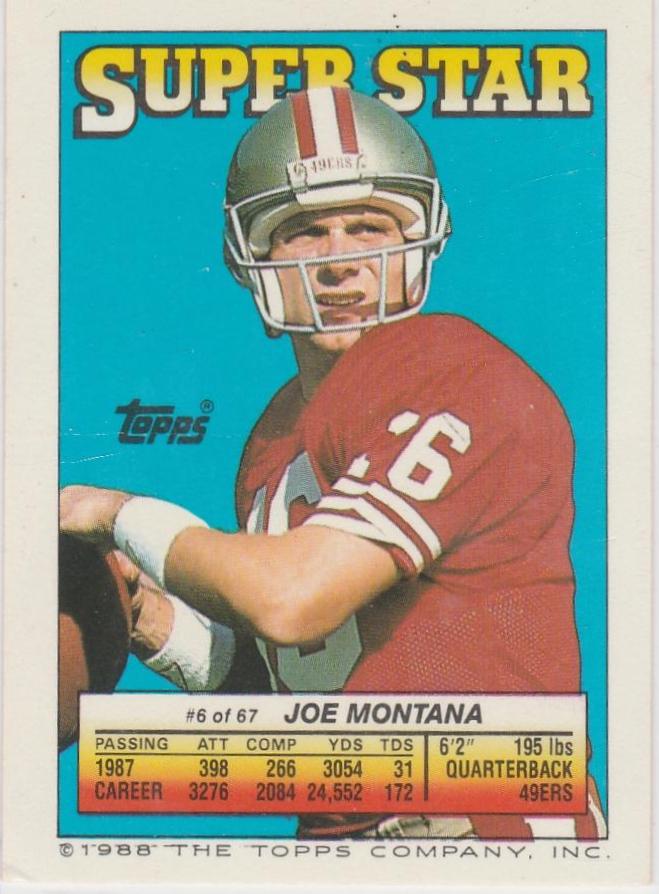 JOE MONTANA #6