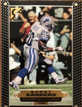 Barry Sanders [Player's Private Issue] #130