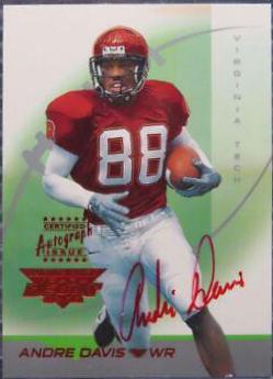 Andre Davis [Autograph Red] #152