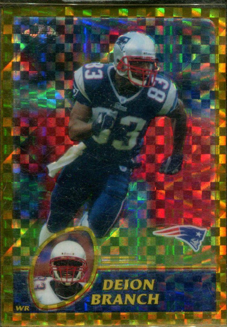Deion Branch [Gold Xfractor] #76