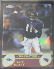 Jeff Blake [Black Refractor] #24
