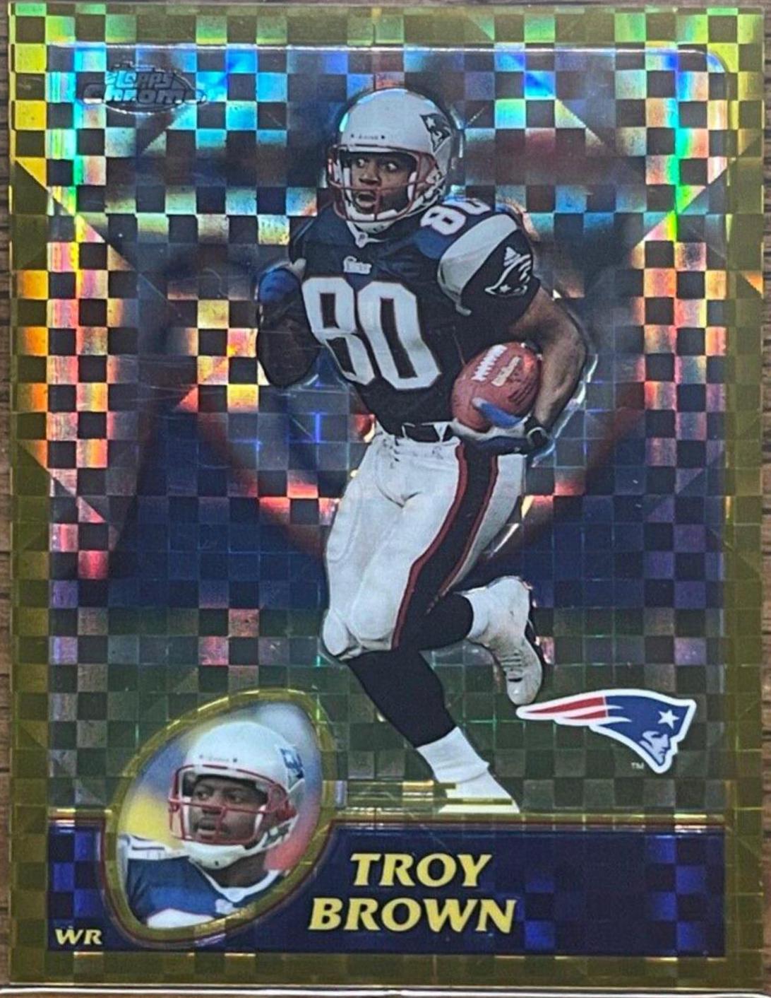 Troy Brown [Gold Xfractor] #103