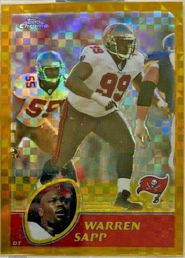 Warren Sapp [Gold Xfractor] #34