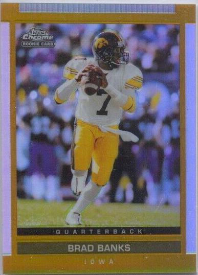 Brad Banks [Chrome Gold Refractor] #135
