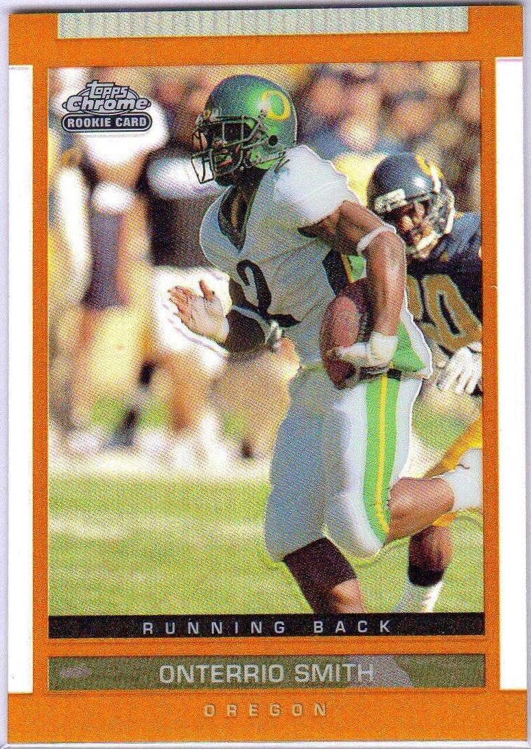 Onterrio Smith [Chrome Gold Refractor] #158