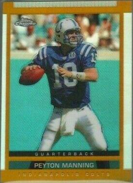 Peyton Manning [Chrome Gold Refractor] #10