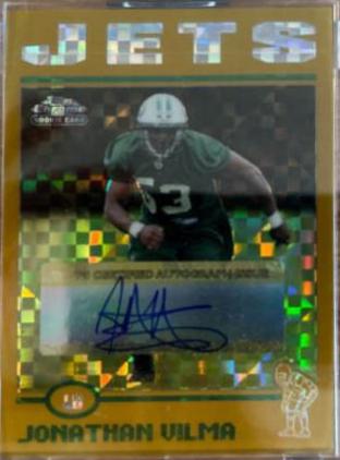 Jonathan Vilma [Autograph Gold Xfractor] #186
