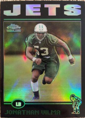 Jonathan Vilma [Black Refractor] #186