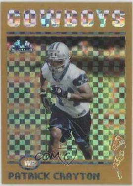 Patrick Crayton [Gold Xfractor] #242