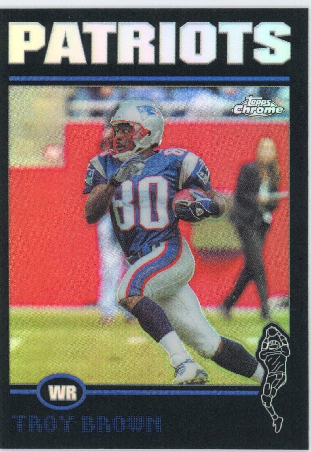 Troy Brown [Black Refractor] #45