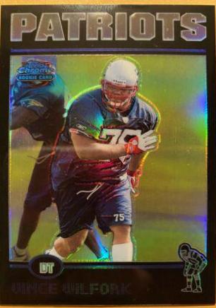 Vince Wilfork [Black Refractor] #182