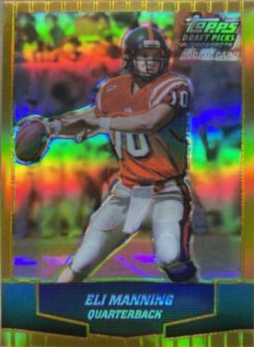 Eli Manning [Gold Chrome Refractor] #150