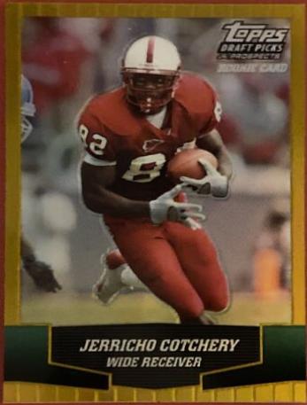 Jerricho Cotchery [Gold Chrome Refractor] #127