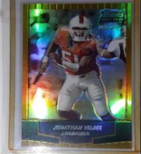 Jonathan Vilma [Gold Chrome Refractor] #156