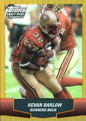 Kevan Barlow [Gold Chrome Refractor] #98