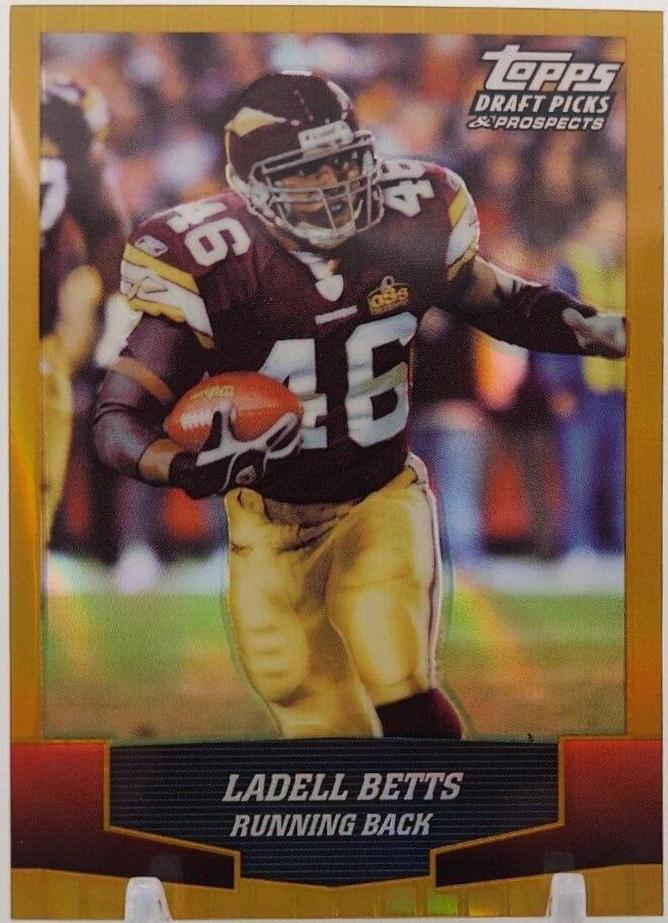 Ladell Betts [Gold Chrome Refractor] #67