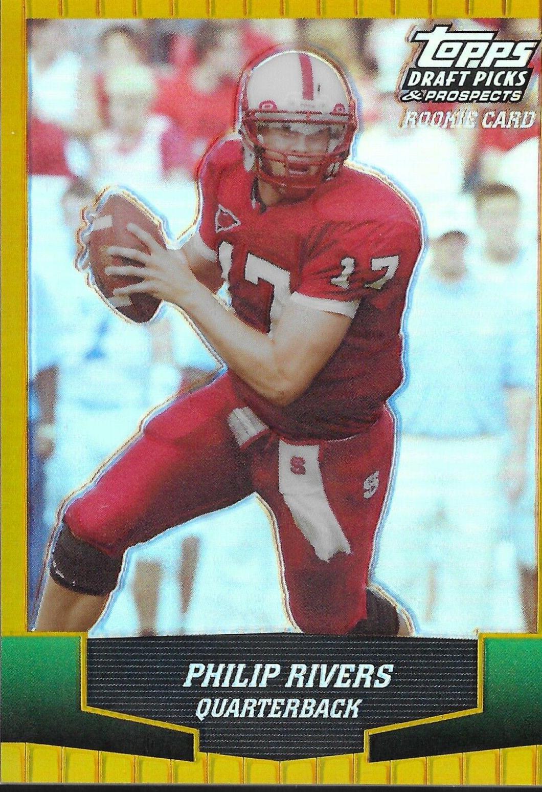 Philip Rivers [Gold Chrome Refractor] #161