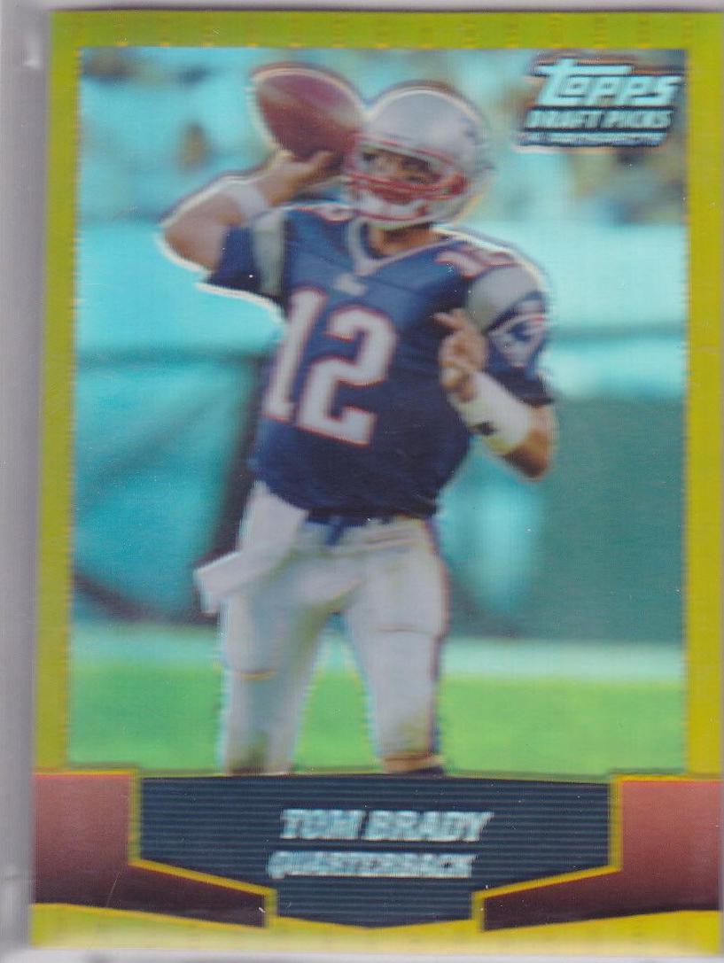 Tom Brady [Gold Chrome Refractor] #53