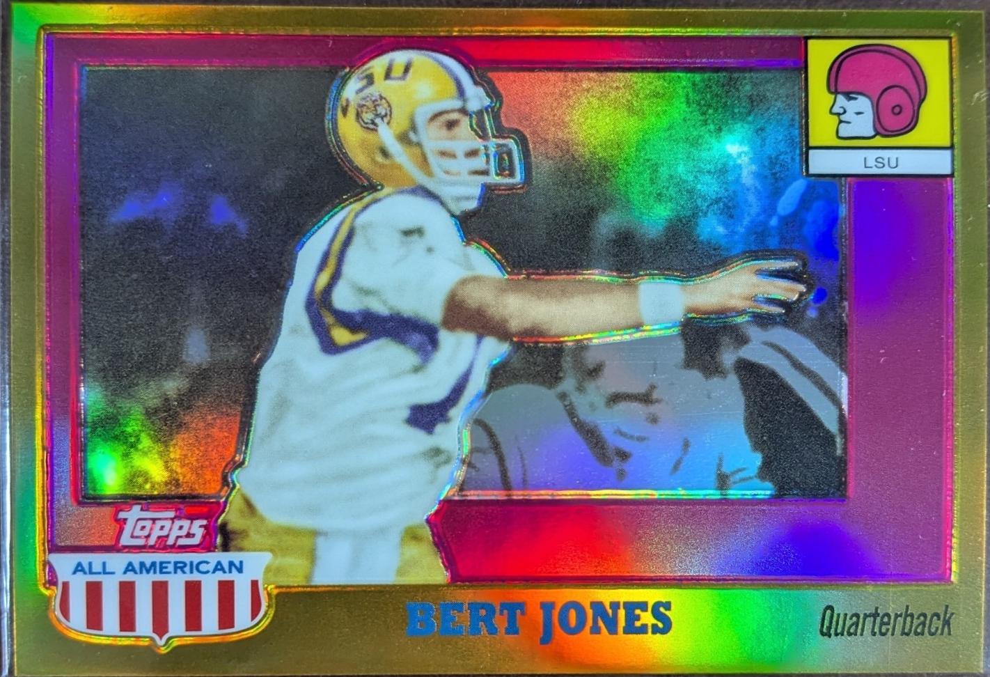 Bert Jones [Gold Chrome Refractor] #39