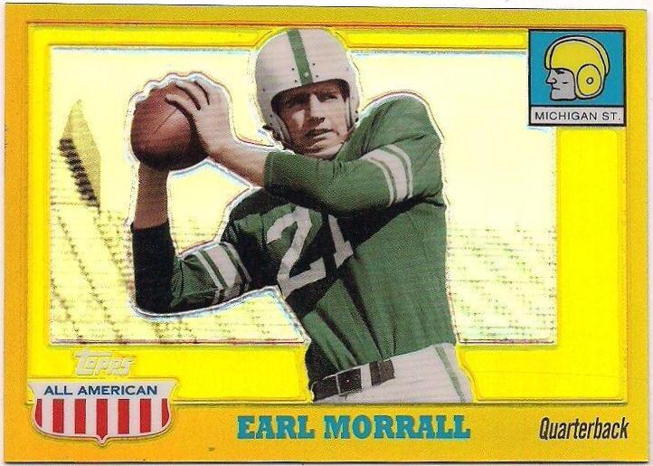 Earl Morrall [Gold Chrome Refractor] #88