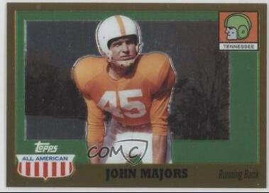 Johnny Majors [Gold Chrome] #38