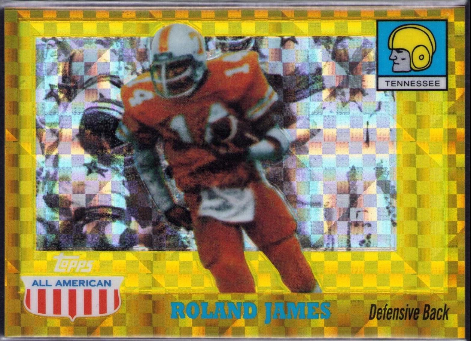 Roland James [Gold Chrome Xfractor] #91