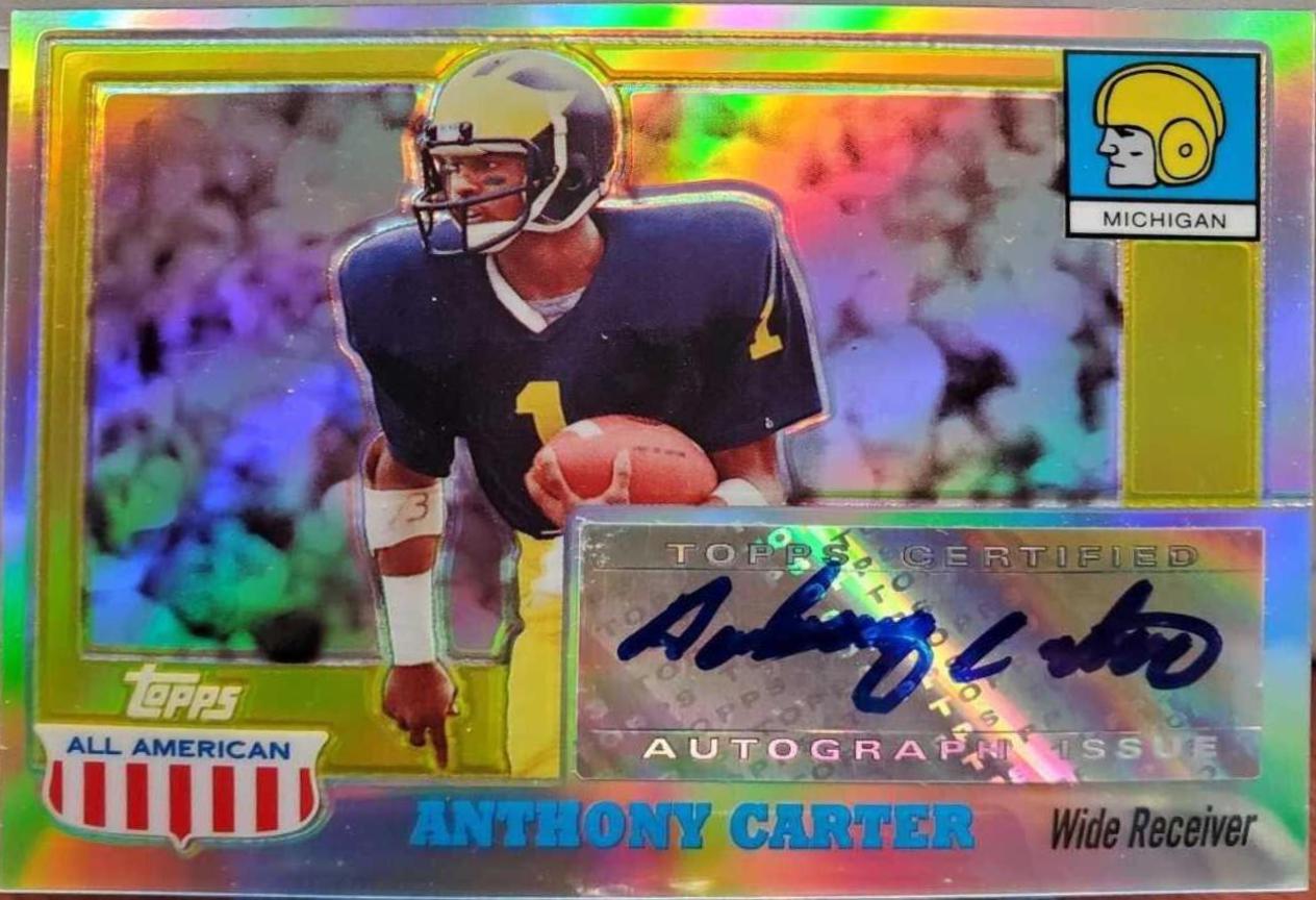 Anthony Carter [Chrome Refractor] #A-AC