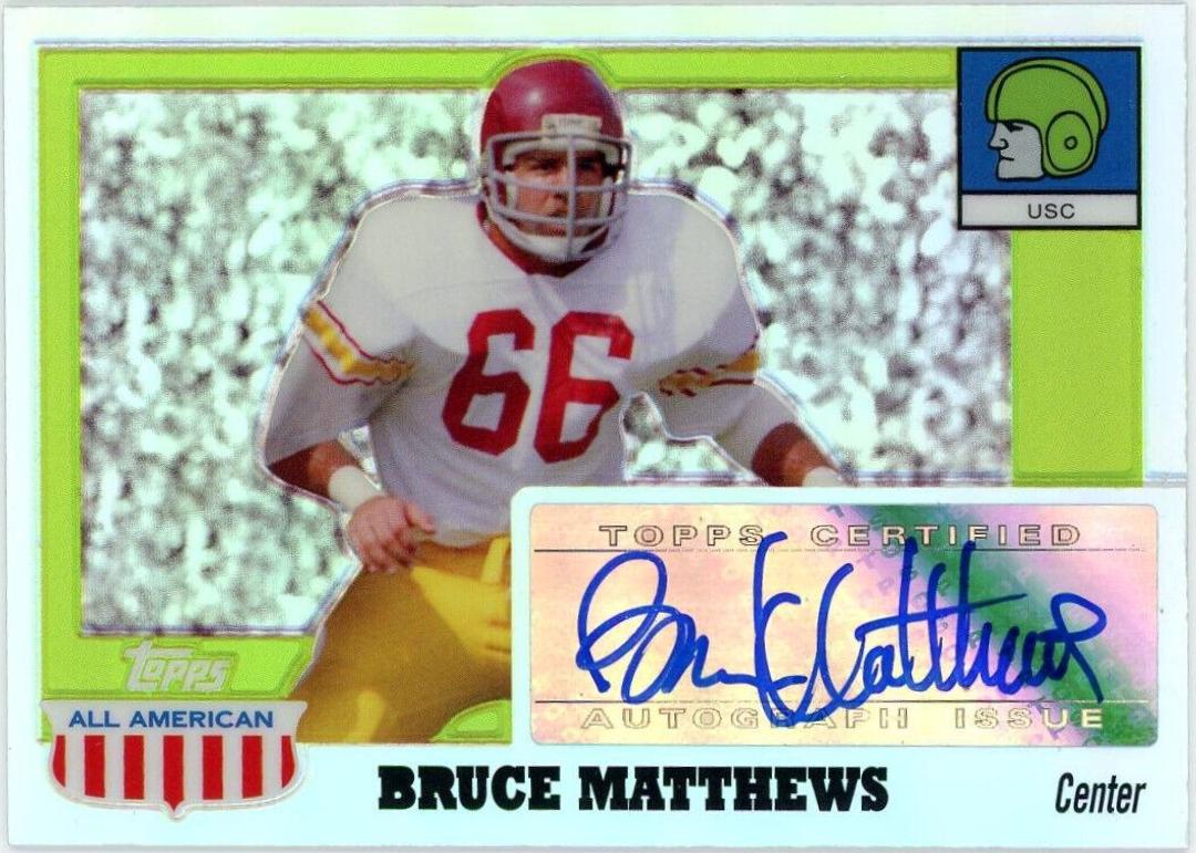Bruce Matthews [Chrome Refractor] #A-BMA
