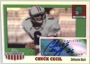 Chuck Cecil [Chrome Refractor] #A-CCE