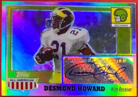 Desmond Howard [Chrome Refractor] #A-DH