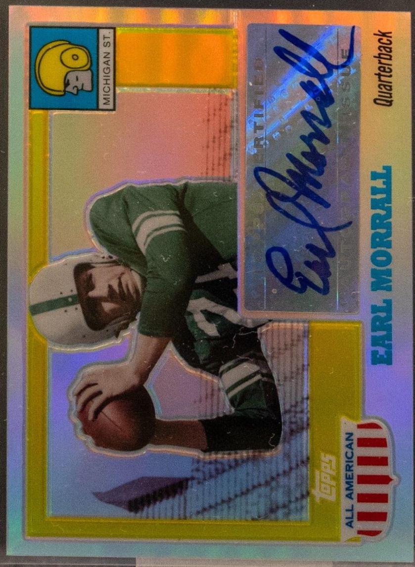 Earl Morrall [Chrome Refractor] #A-EM