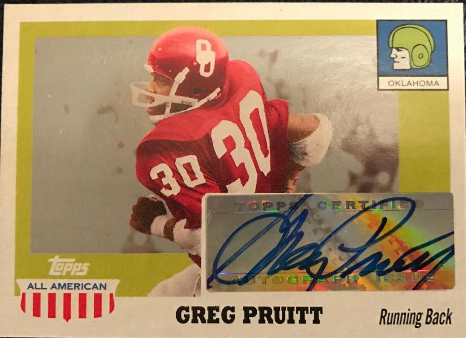 Greg Pruitt #A-GP