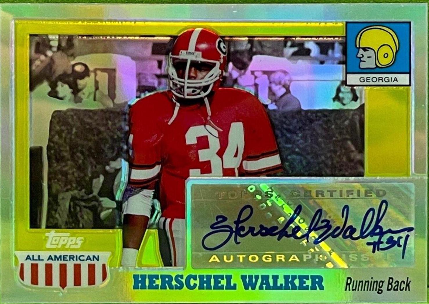 Herschel Walker [Chrome Refractor] #A-HW