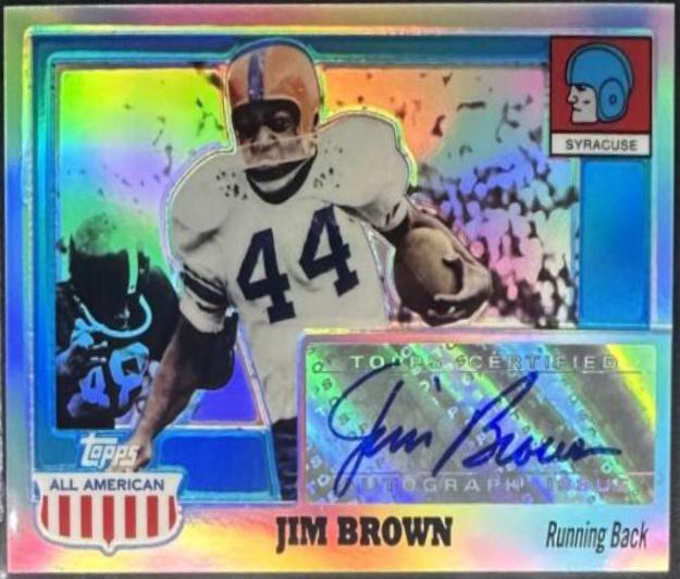 Jim Brown [Chrome Refractor] #A-JB
