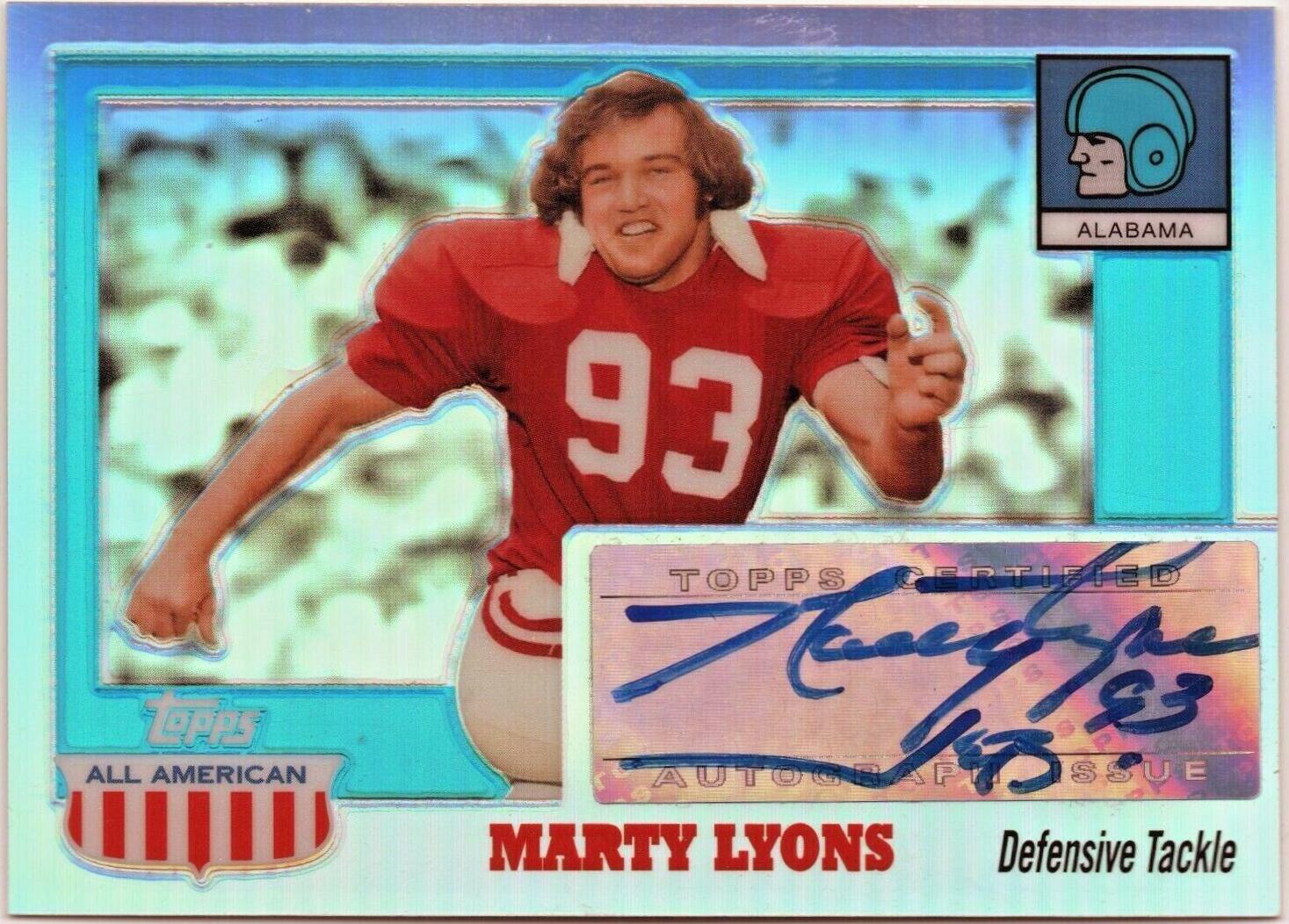 Marty Lyons [Chrome Refractor] #A-ML