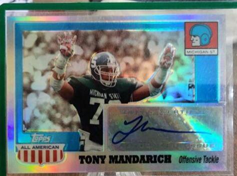 Tony Mandarich [Chrome Refractor] #A-TM