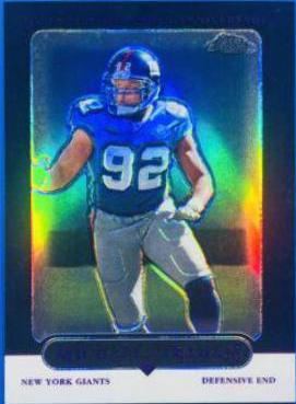 Michael Strahan [Black Refractor] #82