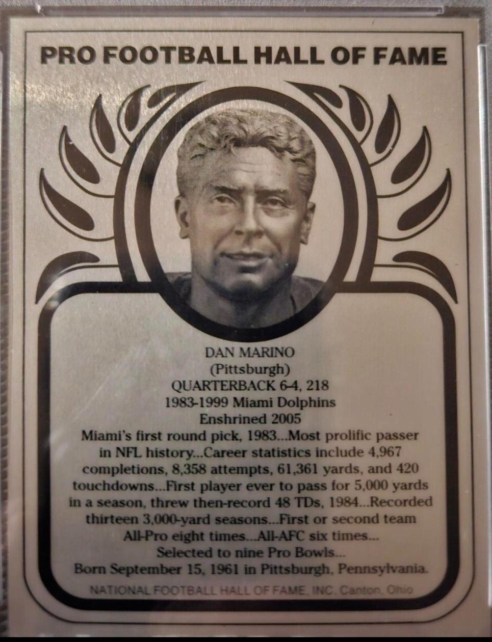 Dan Marino #HOF-DM