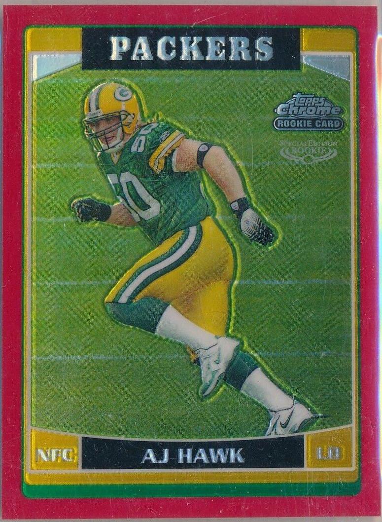 A.J. Hawk [Red Refractor] #222