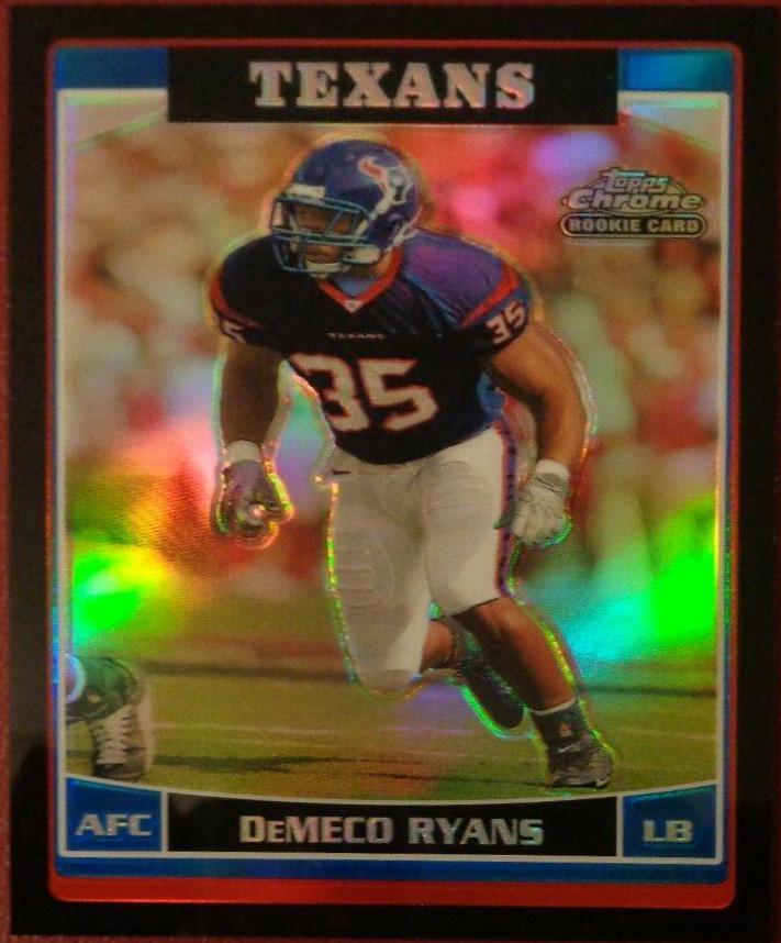 DeMeco Ryans [Black Refractor] #188