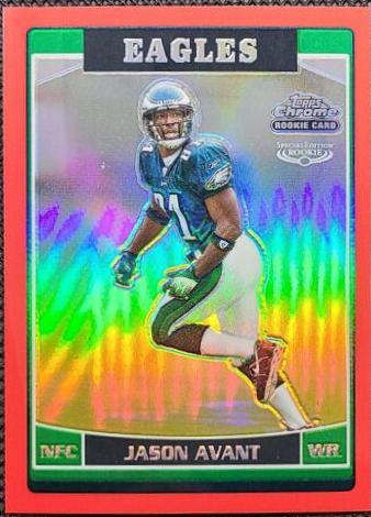 Jason Avant [Special Edition Red Refractor] #257