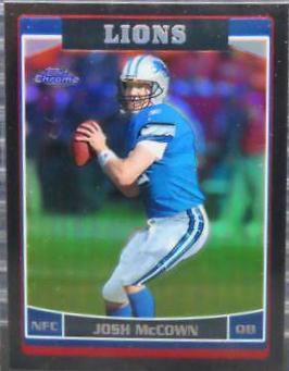 Josh McCown [Black Refractor] #127