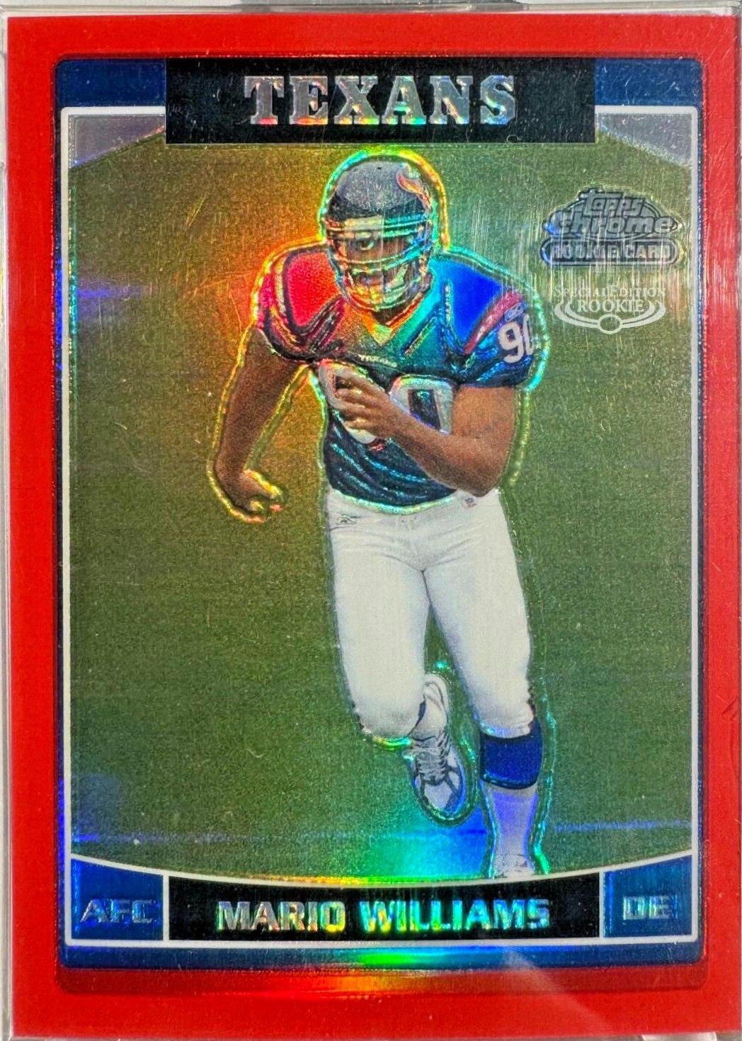 Mario Williams [Red Refractor] #256