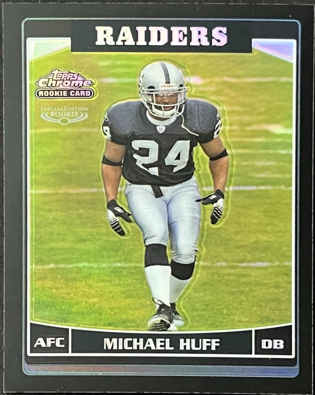 Michael Huff [Special Edition Black Refractor] #240