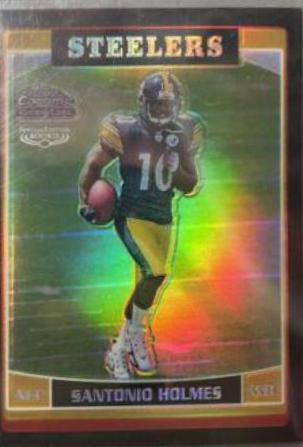 Santonio Holmes [Black Refractor] #244