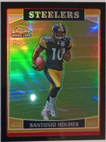 Santonio Holmes [Special Edition Black Refractor] #244