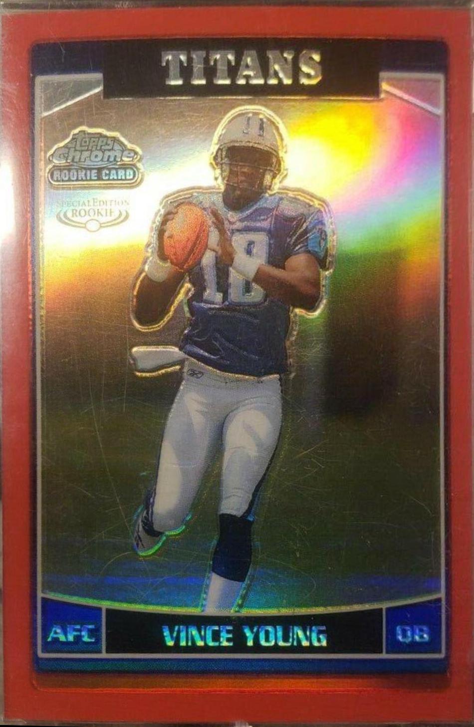 Vince Young [Red Refractor] #223