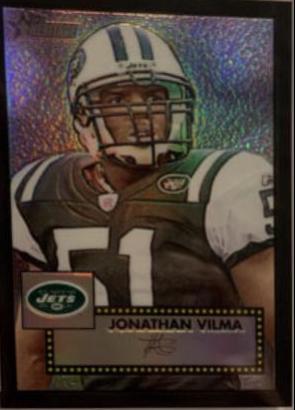 Jonathan Vilma [Black Refractor] #THC107